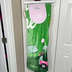 Golf Soft Plush Throw Blanket Super-50X70”-NEW